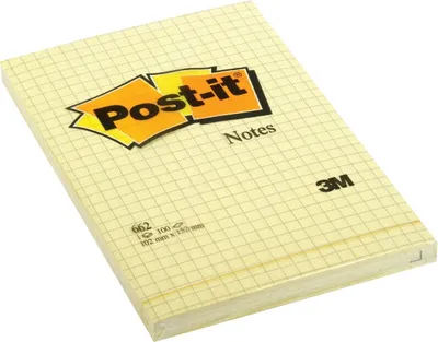 Immagine prodotto di Post-It 662 pouch autoadesiva Rettangolo Giallo 100 fogli Autoadesivo