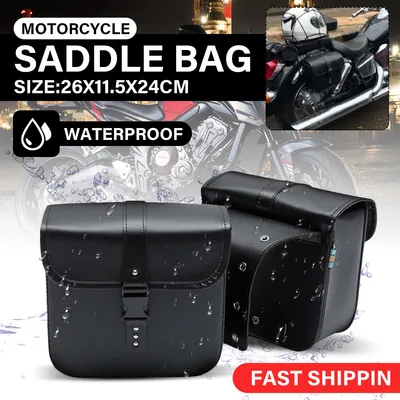 Produktbild von 2x Motorrad Satteltasche Seiten Gepäcktasche Werkzeugtasche Universal