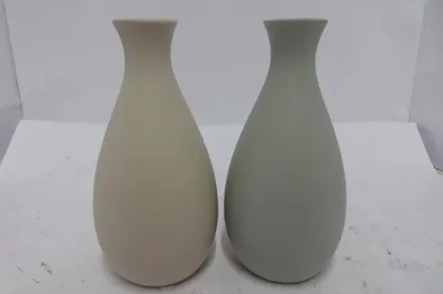 Zdjęcie produktu dla Gilde Flaschenvase, Opaco, Keramik, beige, grau, grün, VE 6, 2fach sortiert, D. 10.5 cm Höhe: 20.50 cm Durchmesser: 10.50 cm 32661