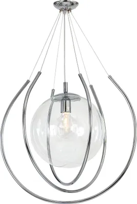 Immagine prodotto di Lampada a sospensione FROM CHROM cromata 1xE27x60W vetro, dimensioni: 90x55x55 cm, IP20, Aldex