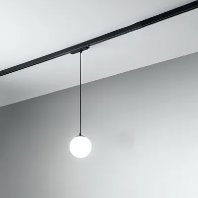 Obrázok produktu pre Moderné zavesenie pre koľajnicový systém Black Led Small