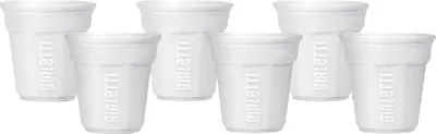 Image de Bialetti Y0TZ502 Bialetti Espressotassen-Set weiß 6-tlg.