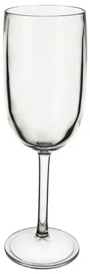 Imagen del producto de Vaso de plástico para vino - Vaso para vino - 220 ml - Transparente - Redondo - Para uso doméstico
