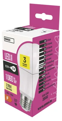 LED Lampe Classic A60 / E27 / 10,7 W (75 W) / 1 060 lm / Warmweiß