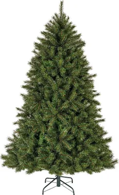 Produktbild von Künstlicher Weihnachtsbaum aus Malmöer Fichte Ø. 119-H180 cm grün/weiß - Everlands