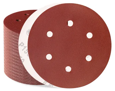 Obrázok produktu pre Sada 100 kusov brúsneho papiera, 150 mm, zrniteľnosť 150, určený pre excentrické brúsne stroje