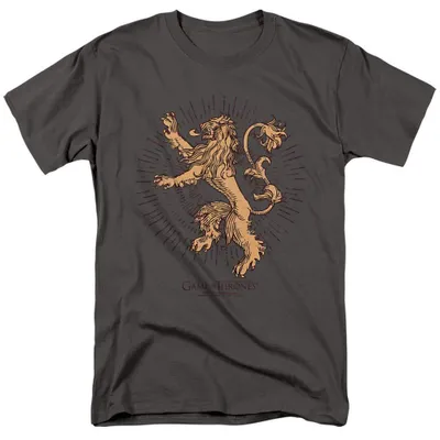 Produktbild von Game of Thrones - "Lannister Burst" T-Shirt für Herren/Damen Uni TV39228 (XL) (Holzkohle)