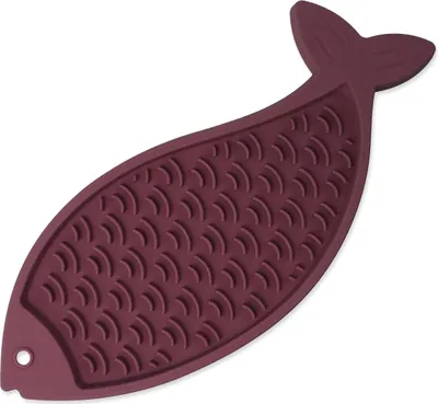 Obrázek produktu pro Podložka lízací Epic Pet Lick&Snack ryba pastelová fialová 28x11,5cm