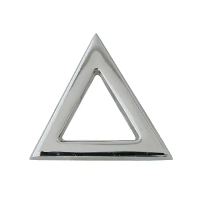 Produktbild von DOMINO WC Schild Selbstklebend 4,3 cm x 4,8 | Toilettenschilder Herren WC | Türschild Gäste | Idealer WC Aufkleber | Toiletten Schild | WC-Schilder für Büros, Restaurants | Farbe: CHROM