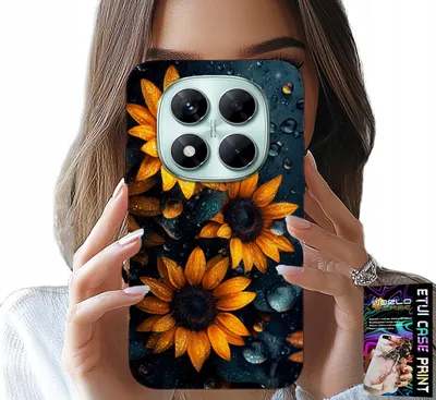 Zdjęcie produktu dla Etui Do Xiaomi Note 15 Pro+ 5G - Słoneczniki, Słonecznik, Kwieciste Wzory
