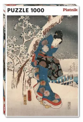 Productafbeelding van Puzzel van 1000 stukjes - Hiroshige, Geschiedenis van Genji, PIATNIK