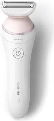 Produktbild von Philips Lady Shaver Series 8000 BRL176/00 Kabellos für die Nass- und Trockenrasur, Folienschaber, 1 Kopf/Köpfe, Pink, Weiß, Präzision, Rasieren, Glättende Pedikürrolle, Nickel, Akku