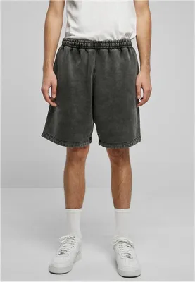 Obrázek produktu pro Pánské kraťasy Urban Classics Heavy Sand Washed Sweat Shorts black - XL