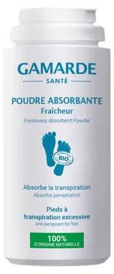 Image de Gamarde, Gamarde, bio, anti-transpiration, poudre, 35 g