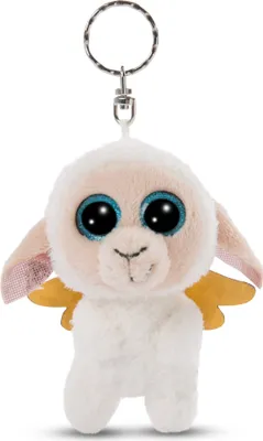 Produktbild von Nici Glubschis Guardian Angel Dangling Sheep Glowy 9 Cm Schlüsselanhänger Orange  Orange One Size