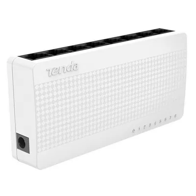 Obrázek produktu pro Tenda S108V8, Nespravované, Fast Ethernet (10/100), Plně duplexní režim, Montovatelné na zeď