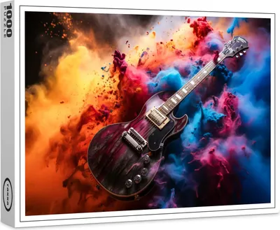 Produktbild von raxxa Premium-Puzzle "Gitarre 2", 1000 Teile