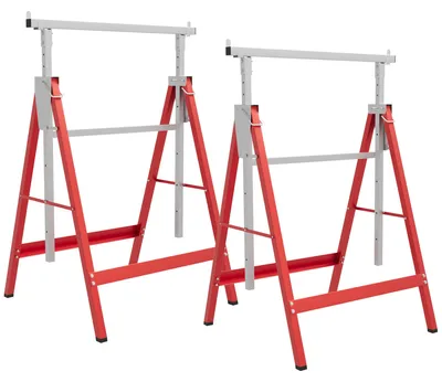 Produktbild von 2 x Gerüstbock, Unterstellbock, Stahl, Rot