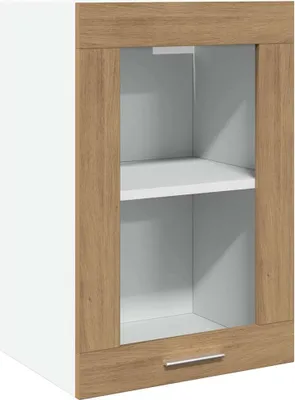 Immagine prodotto di vidaXL Pensile Lyon vetro artigianale rovere 40x31x60 cm materiale legno