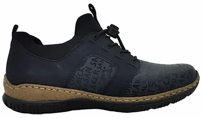 Imagen del producto de Zapatos de mujer Rieker, mocasines, cómodos, color azul, para uso diario
