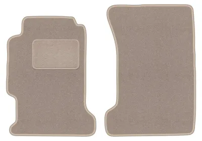 Produktbild von Velours-Fußmatten Vorne für Honda Accord V 1993-1997 (Kombi/Limousine) – 2-tlg, Beige, passgenau – Wielganizator LUX