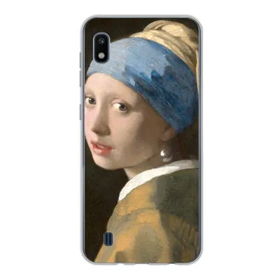 Produktbild von MuchoWow® Handyhülle Schutzhülle Hülle für Samsung Galaxy A10 Das Mädchen mit dem Perlenohrring - Gemälde von Johannes Vermeer Silikon Softcase Handy Hülle - Schutzhülle