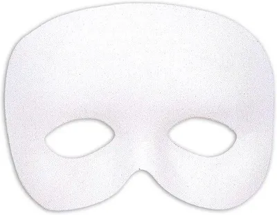 Produktbild von Venezianische Maskerade Maske Weiß für Karneval, Themenpartys und Halloween