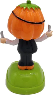 Obrázok produktu pre Halloween solárne napájané tancujúce tekvice dekorácia do auta Domov