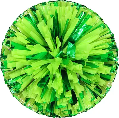 Obrázek produktu pro 6 kusů roztleskávání Pom Poms se snadno uchopitelným kroužkem, sportovní taneční roztleskávání Plastové Pom Poms Roztleskávání pro sportovní tým Spirit Cheer (zelená)
