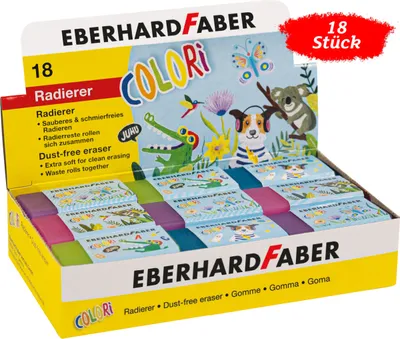 Produktbild von Radierer Colori EBERHARD FABER 585418