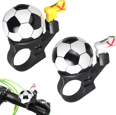 Produktbild von Fahrradhorn Fußball – Set mit 2 Stück – Lauter Klang – Für Kinder
