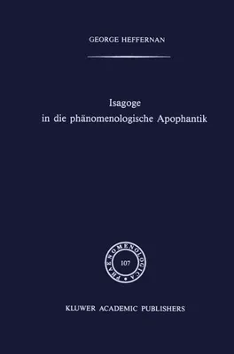 Obrázok produktu pre Isagoge in die phänomenologische Apophantik