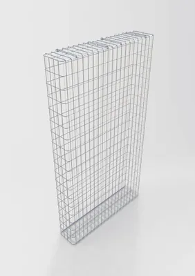 Produktbild von Gabione feuerverzinkt 102 cm x 182 cm x 22 cm, Maschenweite 5 cm x 10 cm, fertig geschweißt
