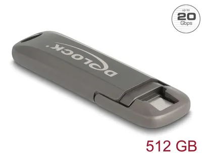 Productafbeelding van Delock - USB-flashgeheugen - 512 GB - USB-C