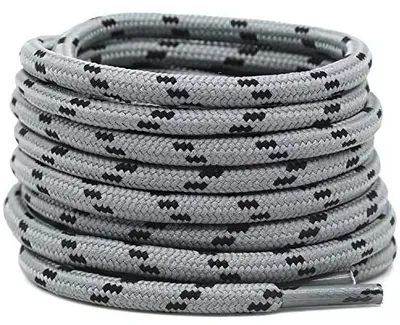 Imagen del producto de Cordones para zapatillas Kicks Don Berg/Cordones planos – Gris/Negro – 180 cm