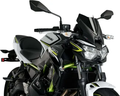 Immagine prodotto di Cupolino PUIG naked sport nero omologato ABE per Kawasaki z650