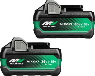 Image de Pack 2 batteries MultiVolt HIKOKI BSL36A18X - 36V - 2.5Ah / 18V - 5Ah Li-ion 380205
