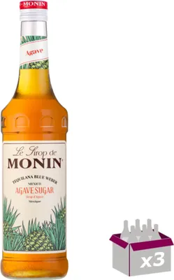 Produktbild von Lot de 3 Sirop Monin - Sirop d'agave - 70cL
