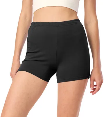 Produktbild von Merry Style Damen Shorts Radlerhose Kurze Hose Boxershorts aus Baumwolle MS10-392 (Schwarz, M)