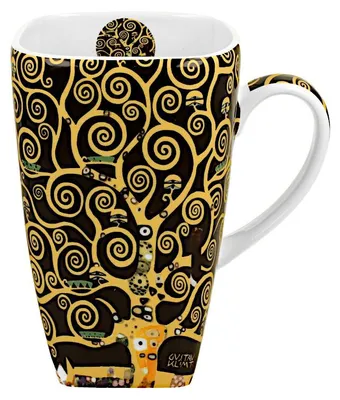 Produktbild von DUO ART GALLERY Klassischer Becher 630 ml TREE OF LIFE New Bone China Porzellan