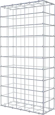 Immagine prodotto di Gabbione 100 cm x 20 cm x 50 cm (L x H x P), maglia 10 cm x 10 cm, anello a C