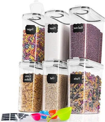 Produktbild von Luftdicht Kunststoffbehälter 25 Liter - Dichtverschluss für Getreide, Mehl - Küche und Tierfutter Vorratsbehälter