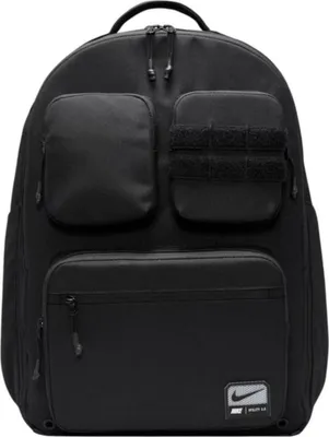 Produktbild von Nike UTILITY POWER Herren Rucksack Schwarz mit Laptopfach 16 Zoll, gepolstertem Rücken und Brustgurt