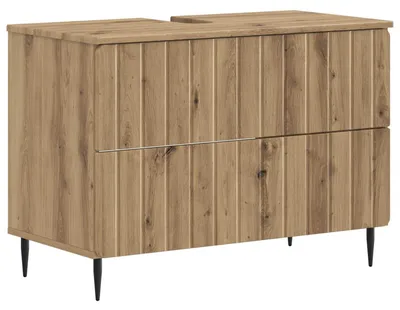 Immagine prodotto di vidaXL Mobiletti per lavabo ZWOLLE, effetto legno artigianale, 82 x 41 x 58,5 cm