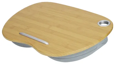 Zdjęcie produktu dla Wielofunkcyjny stolik pod laptopa – przenośny stolik do nauki i pisania, stolik przy łóżku, stolik domowy i ogrodowy – szary