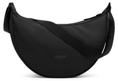 Obrázok produktu pre Crossbody taška 8 l, tvar polmesiaca, nastaviteľný popruh, čierna, na každodenné použitie