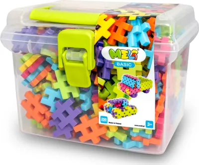 Produktbild von Meli Basic Travel Box Bauklötze 250 Stück.