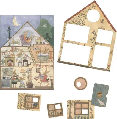 Zdjęcie produktu dla Puzzle 24 układanka Domek Króliczka