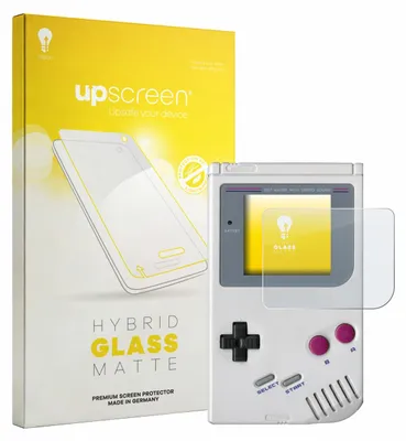 Produktbild von upscreen Entspiegelungs Schutzglas für Nintendo Gameboy (1989) Schutzfolie Panzer Folie Glas Display Schutz matt