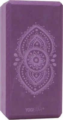 Produktbild von Yogablock yogiblock® basic - art collection - ajna chakra - aubergine